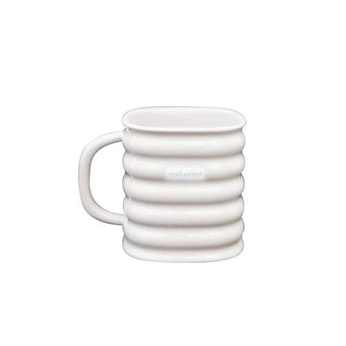 Vego Garden Coffee Mug 470ml Large Size Coffee Mug with Comfortable Handle Pearl White