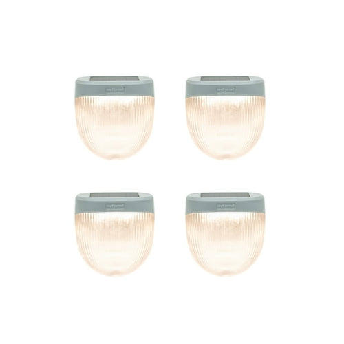 Vego Garden Solar Garden Light Pebble Gray- 4 Pack