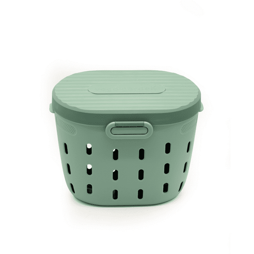 Vego In-ground Worm Composter- Sage GreenVego Garden In-Ground Worm Composter Outdoor Farm Compost Bin 7 Gallons BPA-Free Composting System for Raised Garden Beds, Sage Green