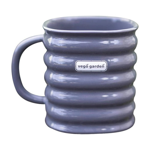 Vego garden Coffee Mug, 470ml Large Size Coffee Mug with Comfortable Handle Morden Gray