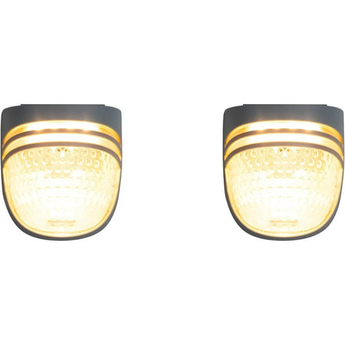 Vego garden Solar Garden Lights with Auto Sensors Magnetize Securely to Beds, IPX4 Waterproof Outdoor LED Light for Patio & Yard 2 Pack